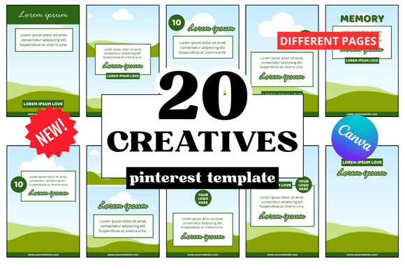 Download 20 Creatives Pinterest Pin - Pinterest pin Collection