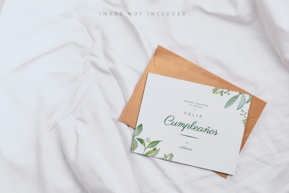 Download Styled Craft Envelope and White Card Mockup - Premium Resources